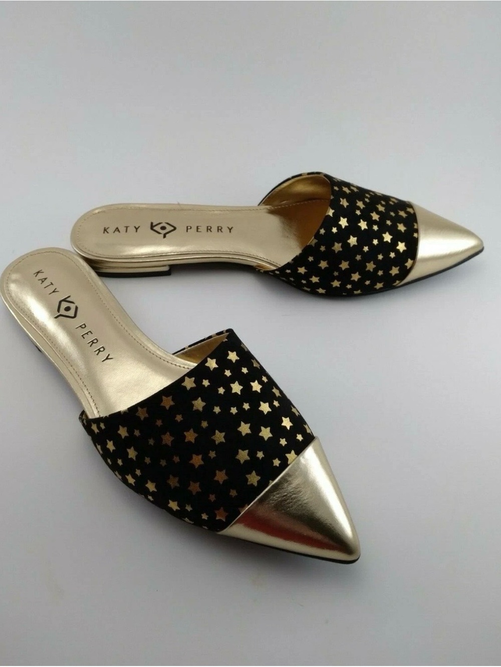 Katy Perry Gold Logo Slide Sandal - Picture 4 of 6